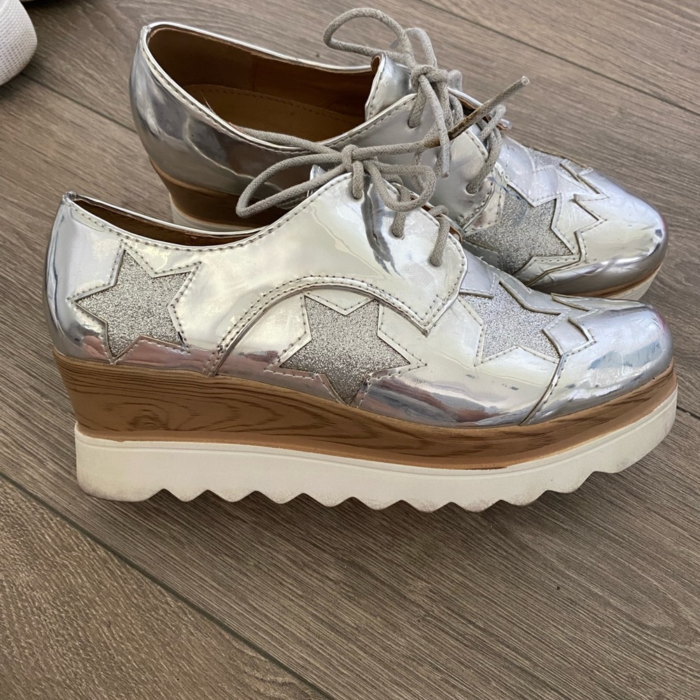 Platform Shoes! Glitter Stars